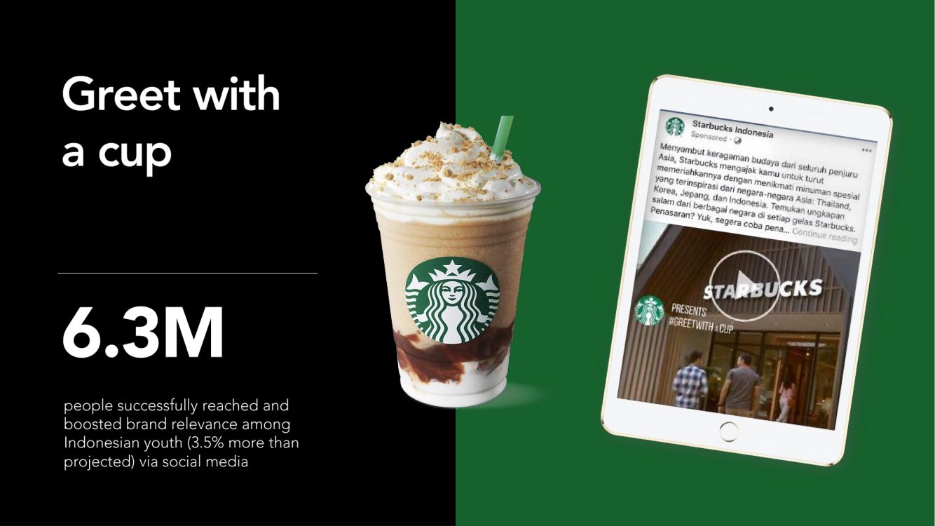Starbucks, #GreetWithACup